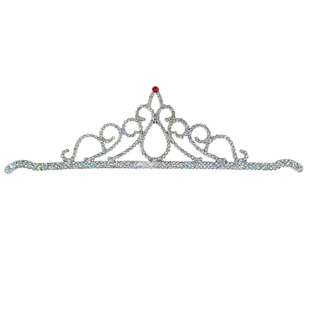 Costume Rhinestone Tiara Adjustable - Picture 2 of 4